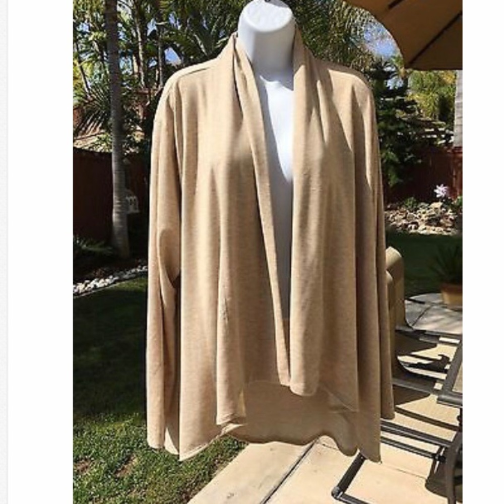 Max Edition Weekend XL Oatmeal Swing Cardigan